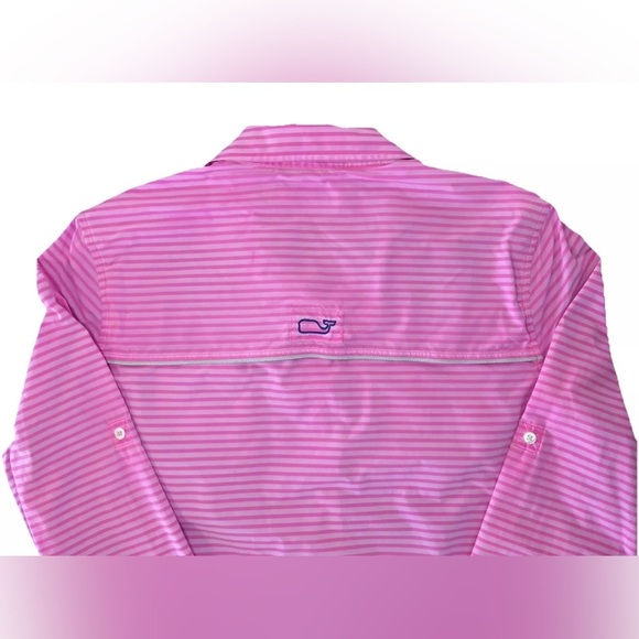 Vineyard Vines Pink Striped Button Down Shirt - Picture 6 of 9